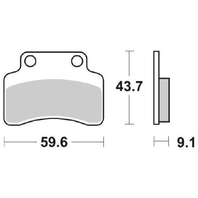 PASTIGLIE FRENO SBS 141HF