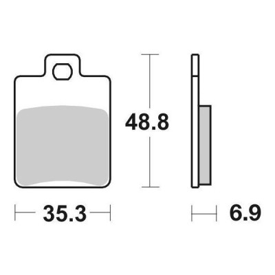 PASTIGLIE FRENO SBS 142HF