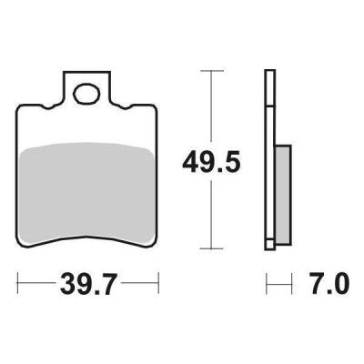 PASTIGLIE FRENO SBS 143CT