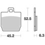 PASTIGLIE FRENO SBS 145HF