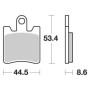 SET 4 PASTIGLIE FRENO ANTERIORE RACING SBS 146MS