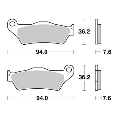 PASTIGLIE FRENO SBS 151HM