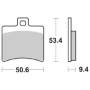 PASTIGLIE FRENO SBS 152HF