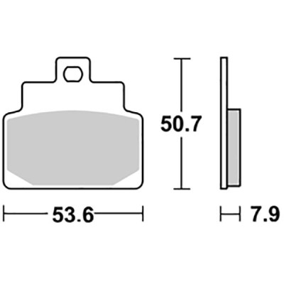 PASTIGLIE FRENO SBS 153HM