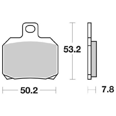 PASTIGLIE FRENO SBS 157CT