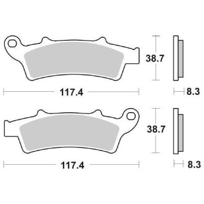 PASTIGLIE FRENO SBS 159HF