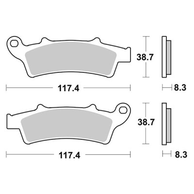 PASTIGLIE FRENO SBS 159HM