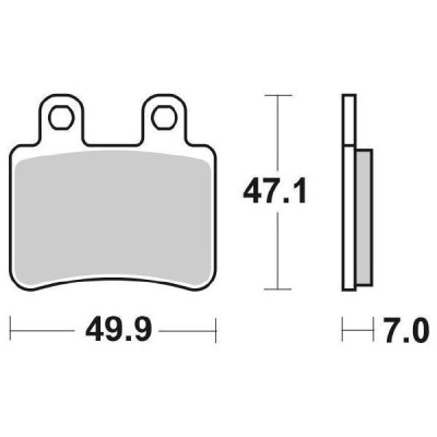 PASTIGLIE FRENO SBS 167CT