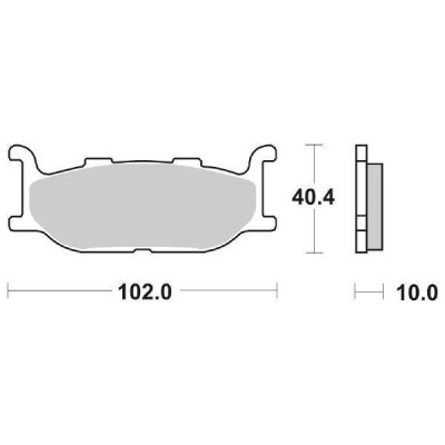 PASTIGLIE FRENO SBS 170CT