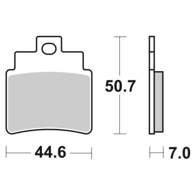 SET 4 PASTIGLIE FRENO SBS 171CT