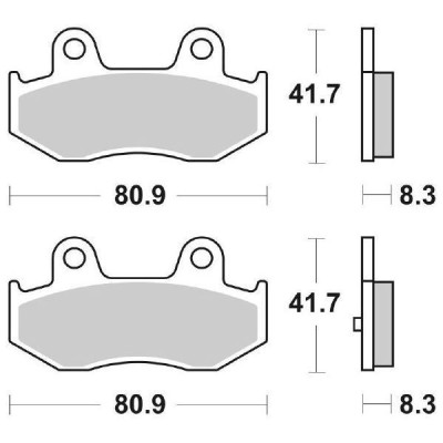 PASTIGLIE FRENO SBS 174HF