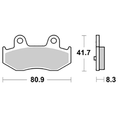 PASTIGLIE FRENO SBS 174HM