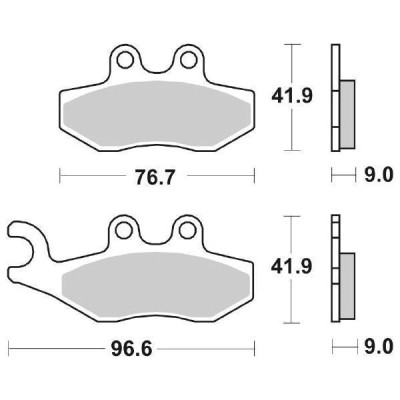 PASTIGLIE FRENO SBS 177CT