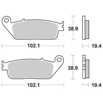 PASTIGLIE FRENO SBS 181MS