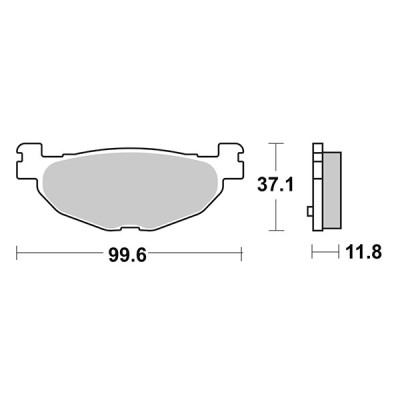 PASTIGLIE FRENO SBS 185HM