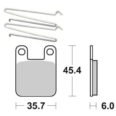 PASTIGLIE FRENO SBS 188HF