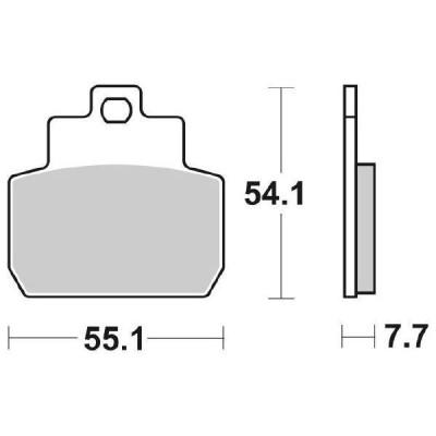 PASTIGLIE FRENO SBS 191HF