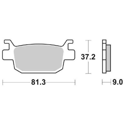 PASTIGLIE FRENO SBS 193CT