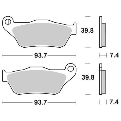 PASTIGLIE FRENO SBS 194HF