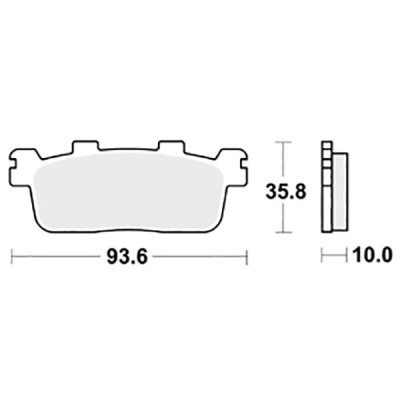 PASTIGLIE FRENO SBS 195HM