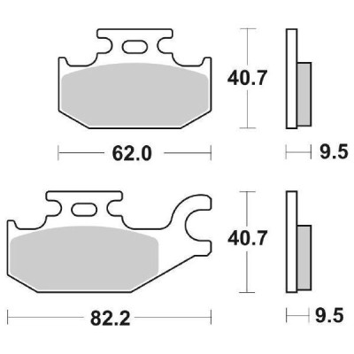 PASTIGLIE FRENO SBS 196HF