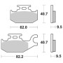 PASTIGLIE FRENO SBS 196CT