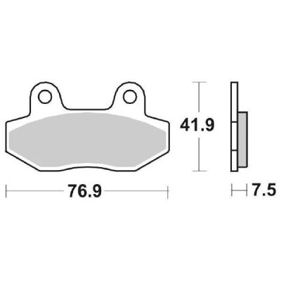 PASTIGLIE FRENO SBS 200HF