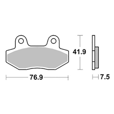 PASTIGLIE FRENO SBS 200HM