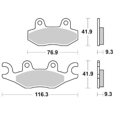 PASTIGLIE FRENO SBS 210HF