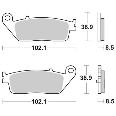 PASTIGLIE FRENO SBS 212HF