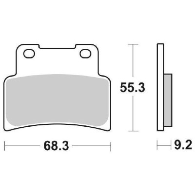 PASTIGLIE FRENO SBS 214CT