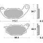 PASTIGLIE FRENO SBS 229HF