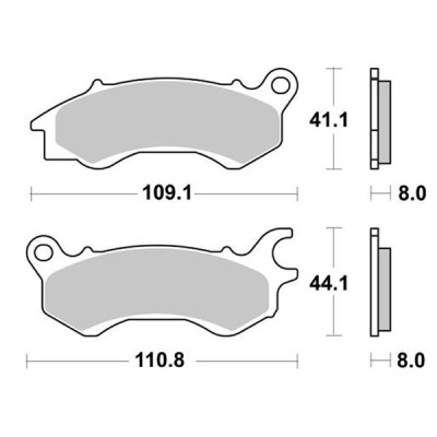 PASTIGLIE FRENO SBS 235CT