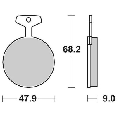 PASTIGLIE FRENO SBS 504HF