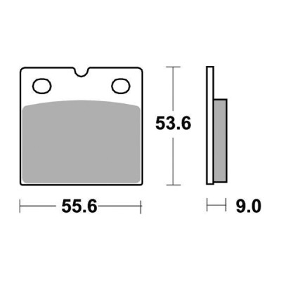 PASTIGLIE FRENO ANTERIORE RACING SBS 506DS-2