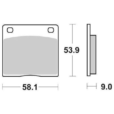 PASTIGLIE FRENO SBS 512HF