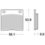 PASTIGLIE FRENO SBS 512HF