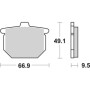 PASTIGLIE FRENO ANTERIORE RACING SBS 517DCC