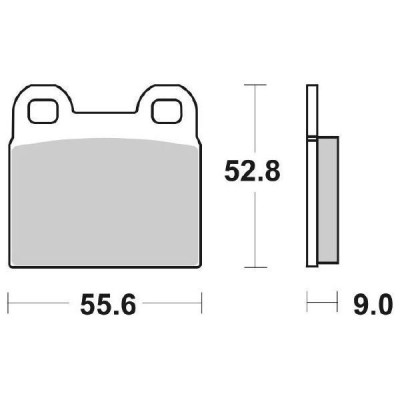 PASTIGLIE FRENO SBS 527HF