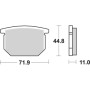 PASTIGLIE FRENO ANTERIORE RACING SBS 534DCC