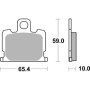 PASTIGLIE FRENO ANTERIORE RACING SBS 547DCC