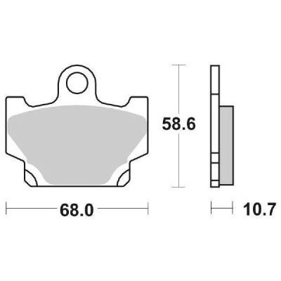 PASTIGLIE FRENO SBS 550HF