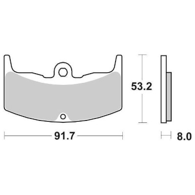 PASTIGLIE FRENO SBS 552HF