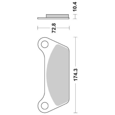 PASTIGLIE FRENO POSTERIORE SBS 553LF