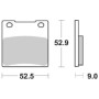 PASTIGLIE FRENO SBS 556HF