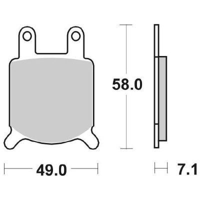 PASTIGLIE FRENO SBS 560HF