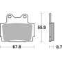 PASTIGLIE FRENO ANTERIORE RACING SBS 570DCC