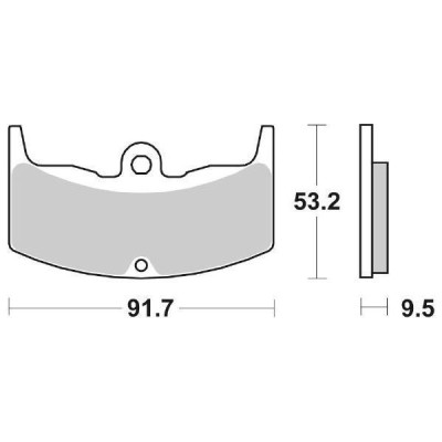 PASTIGLIE FRENO SBS 571HF