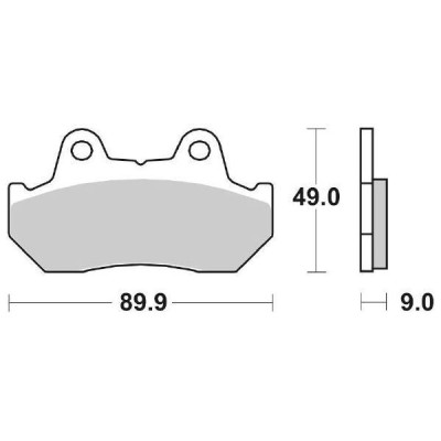 PASTIGLIE FRENO SBS 572HF