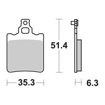 PASTIGLIE FRENO SBS 574HF